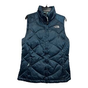 The North Face Women's Small 550 Fill Goose Down Puffer Vest Deep Blue